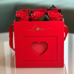Scarlet Love Forever Roses Box